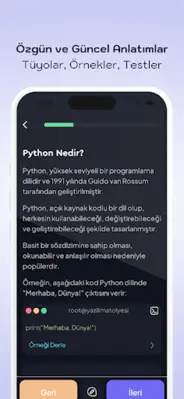 Yazılım Atölyesi Kodlama Öğren android App screenshot 11