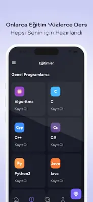 Yazılım Atölyesi Kodlama Öğren android App screenshot 14